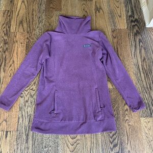 Columbia fleece cowl neck pullover